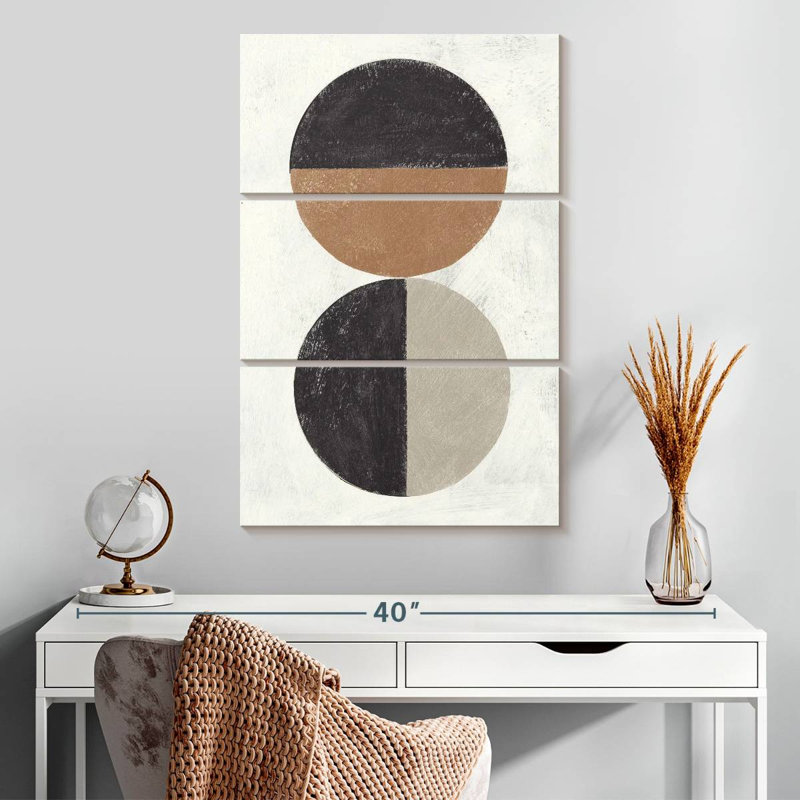 Orbs I Neutral, 32" H x 20" W