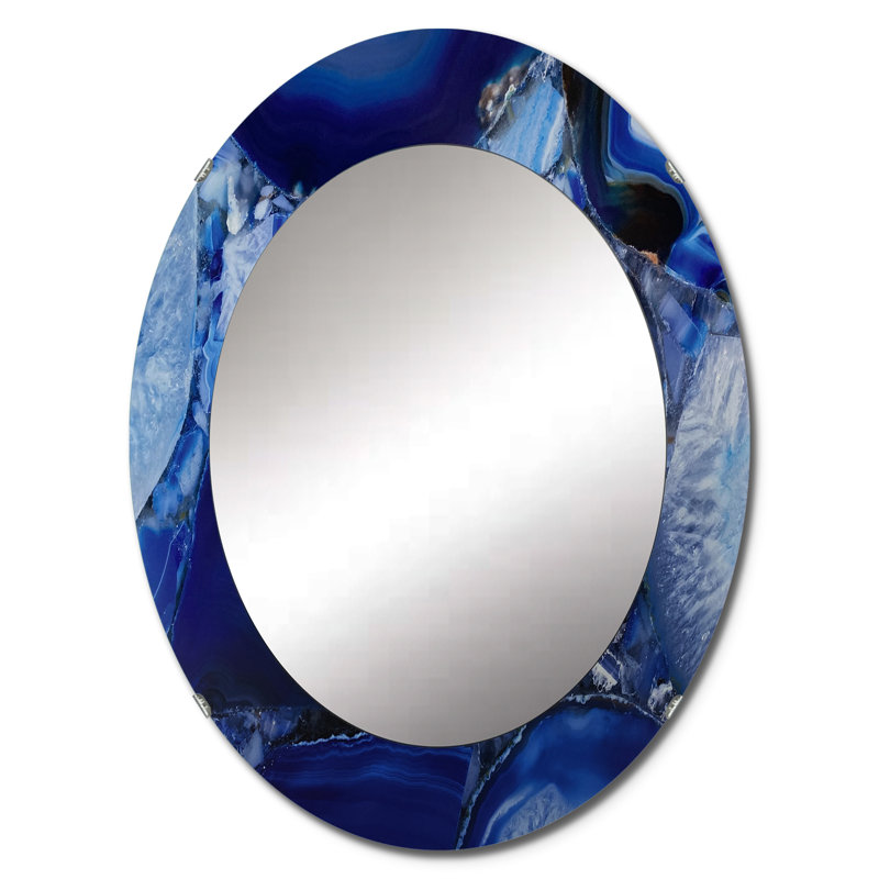 Miroir d'appoint Mid-Century, L 20 po x H 30 po, Abstrait 1
