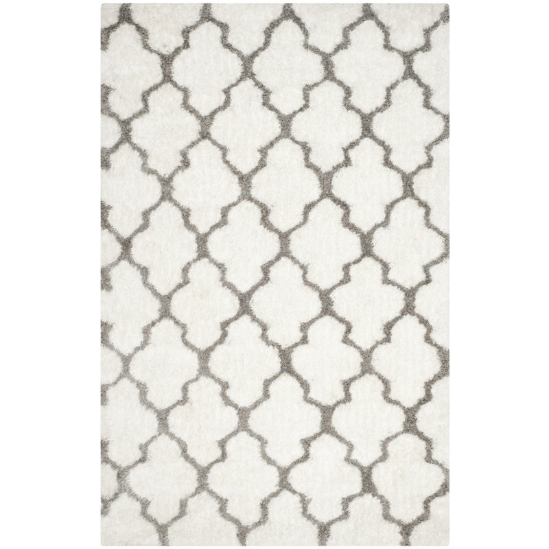 Geometric Hand Woven Area Rug, Rectangle 122 x 183 cm