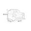 Chaise d'appoint classique et tendance