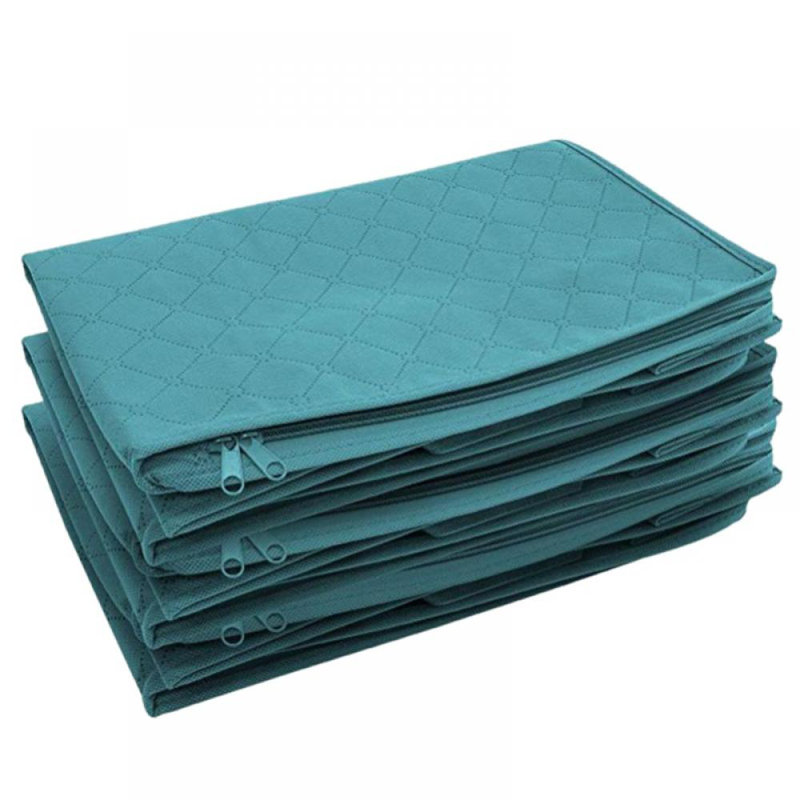 Rangement sous le lit en tissu, Vert