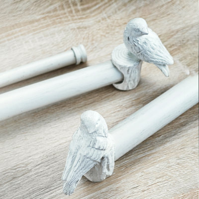 Khareem Iron Adjustable Width Double Curtain Rod