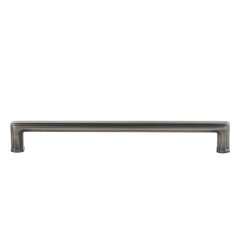 Poignée en laiton 8 po Grandeur Carré, Étain antique, 8"