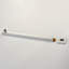 1-Spray Patterns 11.8 In. Wall Mount Dual Fixed And Handheld Shower Head With 1.8 GPM In Chrome