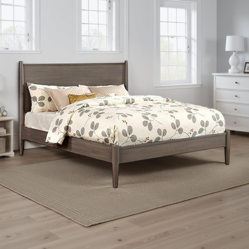 Lit plateforme Robah, Blanc, Grand