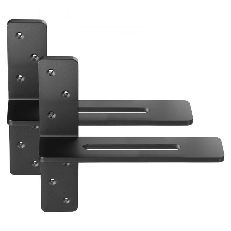 Shelf Brackets Heavy Duty Floating Shelf Brackets, 12" H x 12" W x 2.89" D