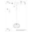 Tsuno 1 - Light Black Drum Pendant