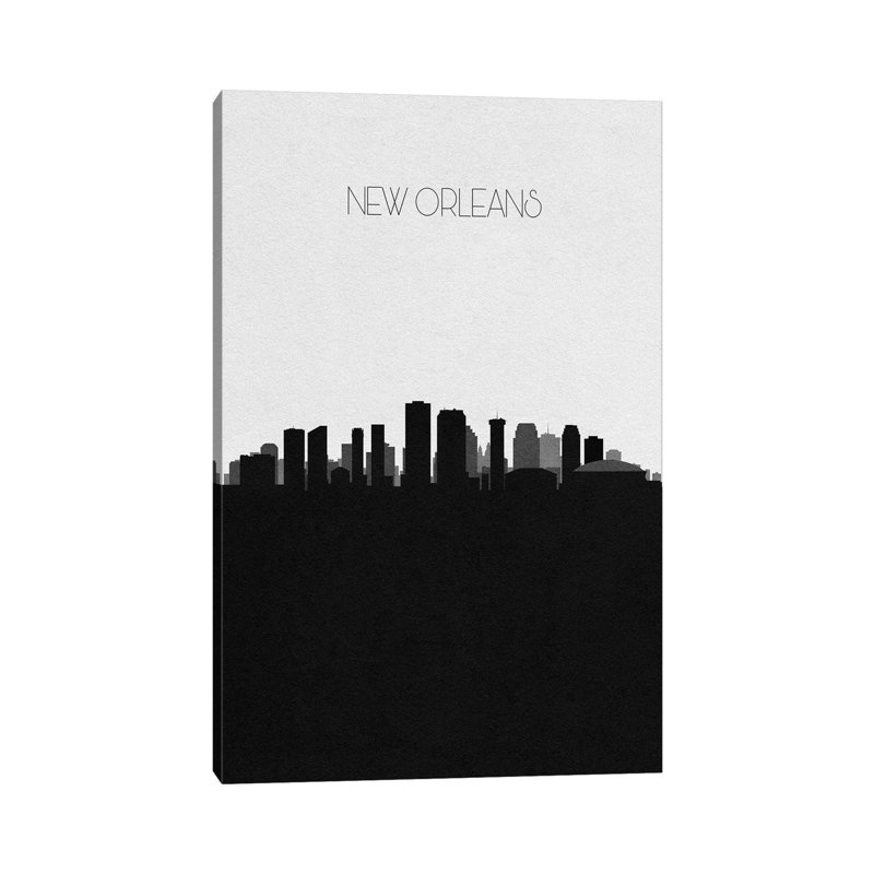 «Jersey City, New Jersey Skyline» par Aysa Deniz Akerman - impression sur toile tendue, Nouvelle-Orléans, Louisiane