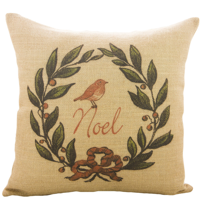 Jute / Sisal Reversible Throw Pillow