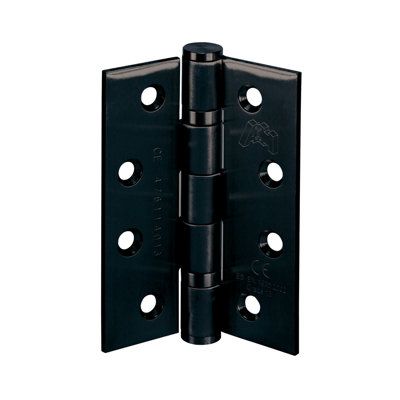 Manhattan Matt Black Butt Hinges 75mm