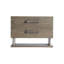 Casa Paros 2 - Drawer Solid Wood Nightstand