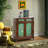 American Vintage Shoe Cabinet Side Cabinet 9 Pair Shoe Storage Cabinet