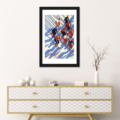 « ski viii », impression sur toile