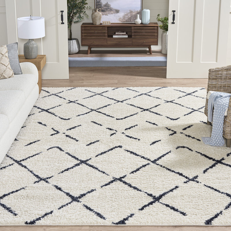 Tapis d'intérieur à poils longs Arizona, Rectangulaire 8 pi x 10 pi