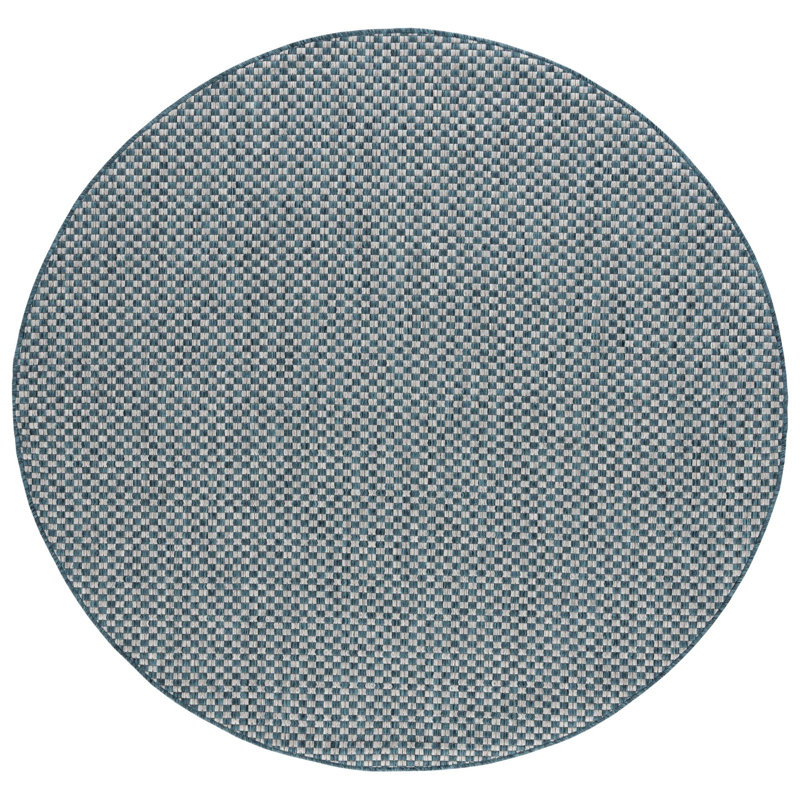 Dirks Performance Geometric Indoor/Outdoor Area Rug, Round 6'7"