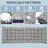 Folding Camping Cot Bed, Multipurpose Heavy Duty Outdoor Sleeping Guest Bed with 2 Sided Mattress & Carry Bag-70801215