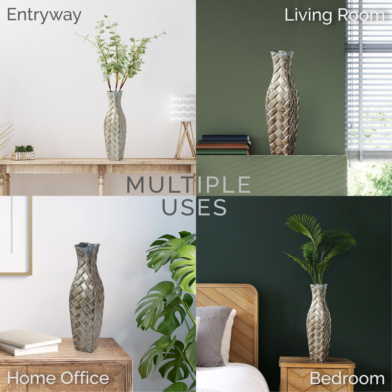 Elements Metal Table Vase