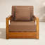 Montford Teak Patio Chair with Cushions-2046418002