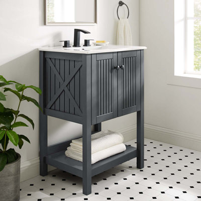 Meuble-lavabo à vapeur 24 po