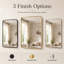 Élégant miroir encadré en aluminium avec coin arrondi pour une décoration intérieure élégante-513305232-512941706-513305233