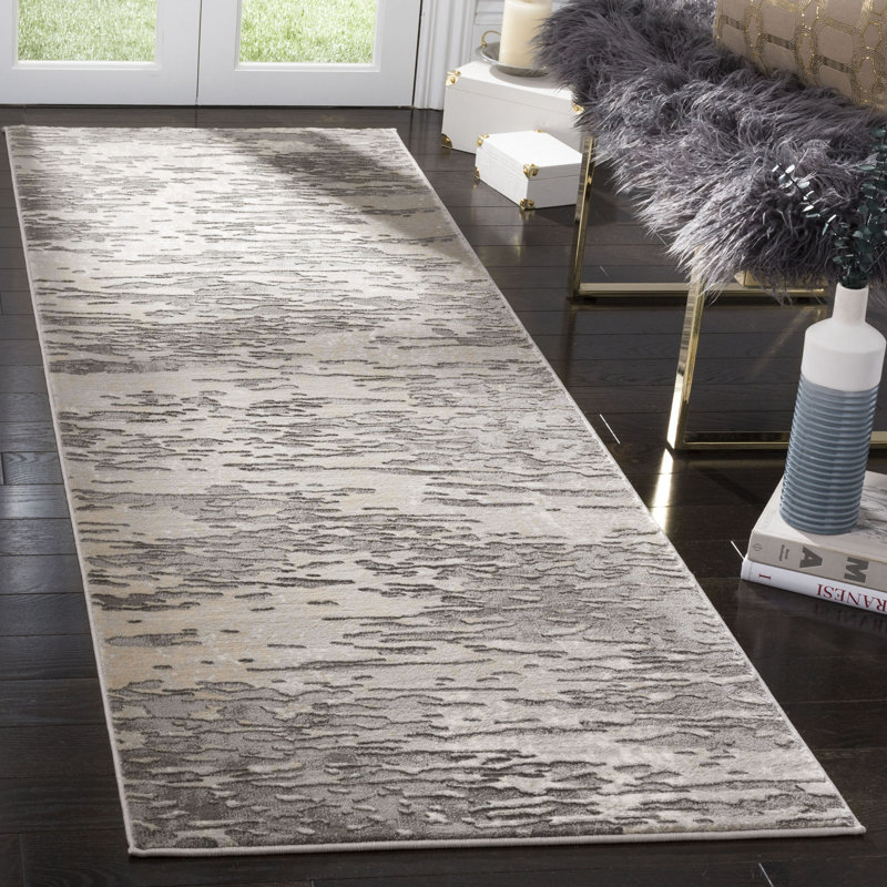 Edvin Performance Abstract Rug, Runner 2'7" x 8'
