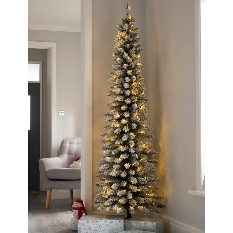 6.99' H Lighted Artificial Christmas Tree
