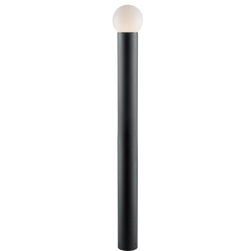 Dark Grey No Power Source Required / Manual Metal Pathway Light, 100cm H x 15cm W x 15cm D