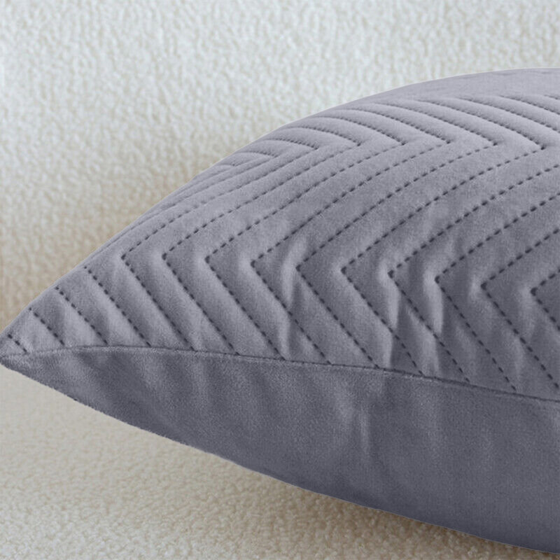 Square Scatter Cushion Cushion Cover, Grey