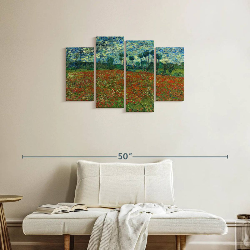 Champ de coquelicots Alvord 1890, H 22 po x l 36 po