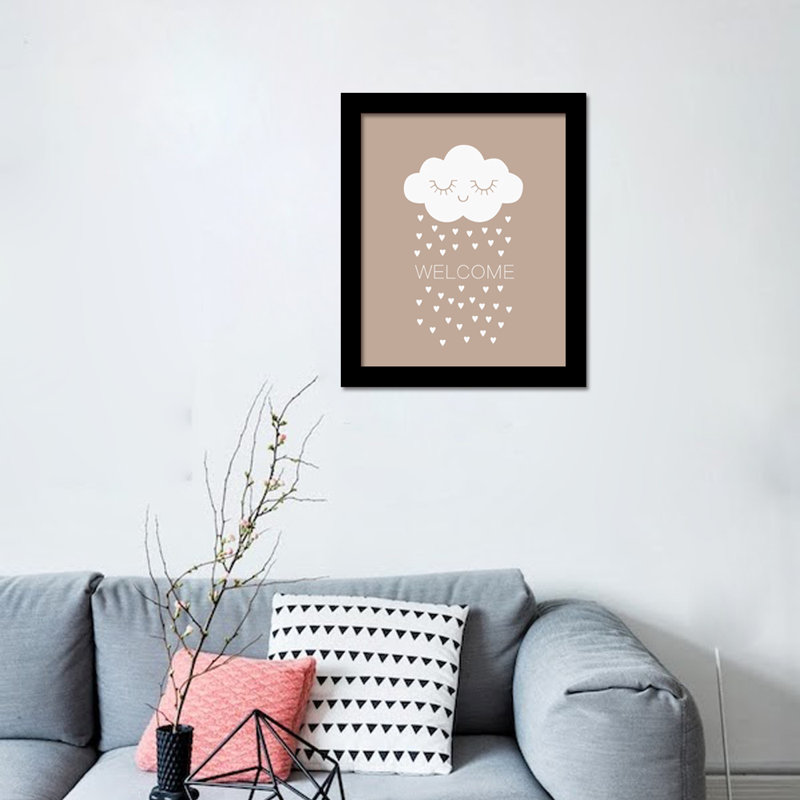 Art Print with Black Frame Wall Art