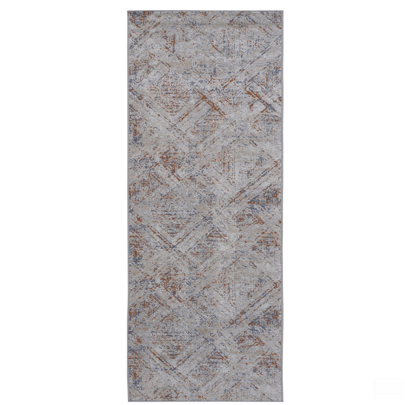2X8 Geometric Runner Rug