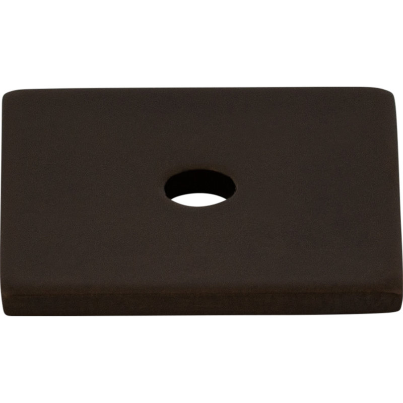 Square  Backplate, Oiled Rubbed Bronze, 1.25" H x 1.25" W x 0.06" D