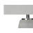 Table Lamp, 25 Inch Vase Shape Ceramic Body, Gray Linen Drum Shade