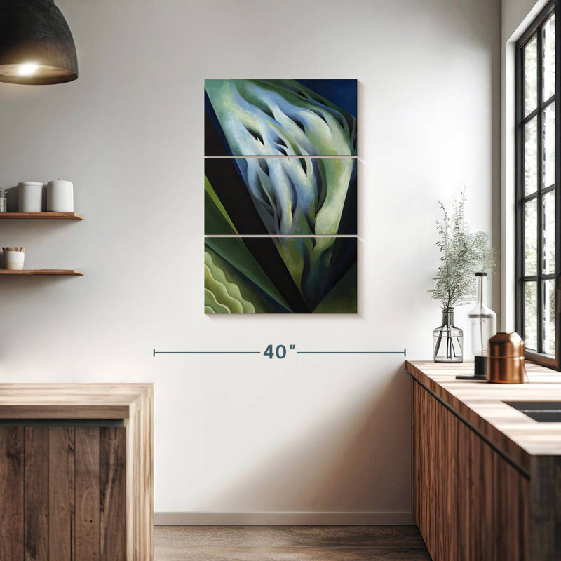 Avery Blue And Green Music, 38" H x 24" W