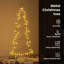 Metal Christmas Tree with Stand Black Steel-969756171