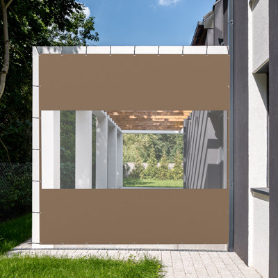 Domi Louvered Polyethylene Plastic Side Wall