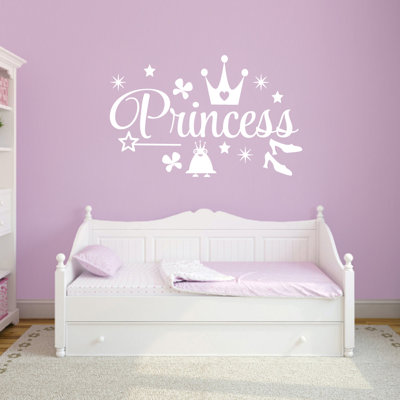 Décalcomanie murale princess