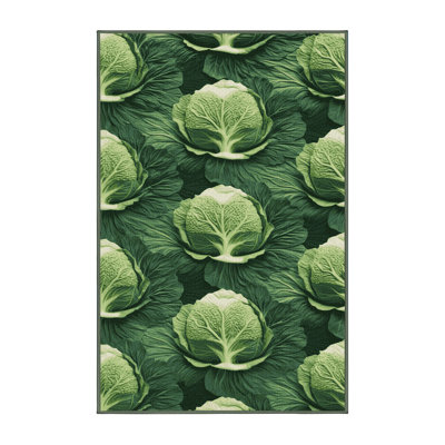 Tapis lavable choux Savoy