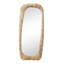 Miroir sur pied pleine longueur 71 po à grain de bois de loupe