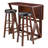 Appie Extendable Solid Wood Top Pedestal Base Dining Set