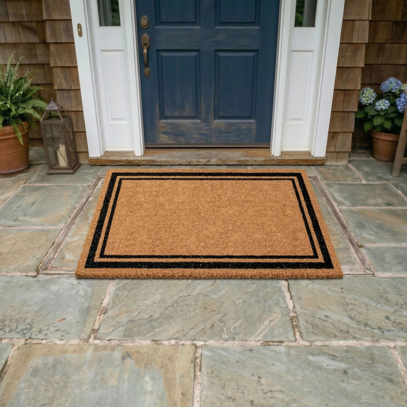 Paillasson Border, Bordure brune, L 24 po x L 36 po