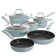 Kenmore Elite Andover 10 Pieces Aluminum Non Stick Cookware Set