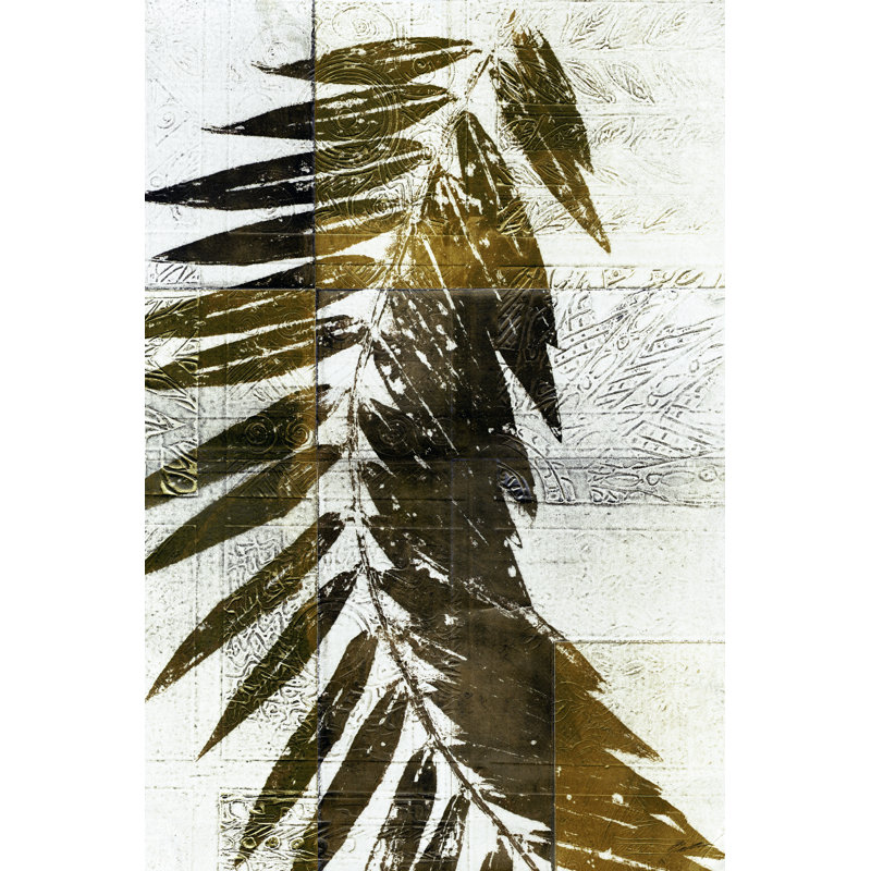 Palm Sienna I - Wrapped Canvas Art Prints, 46cm H x 30cm W x 3.8cm D