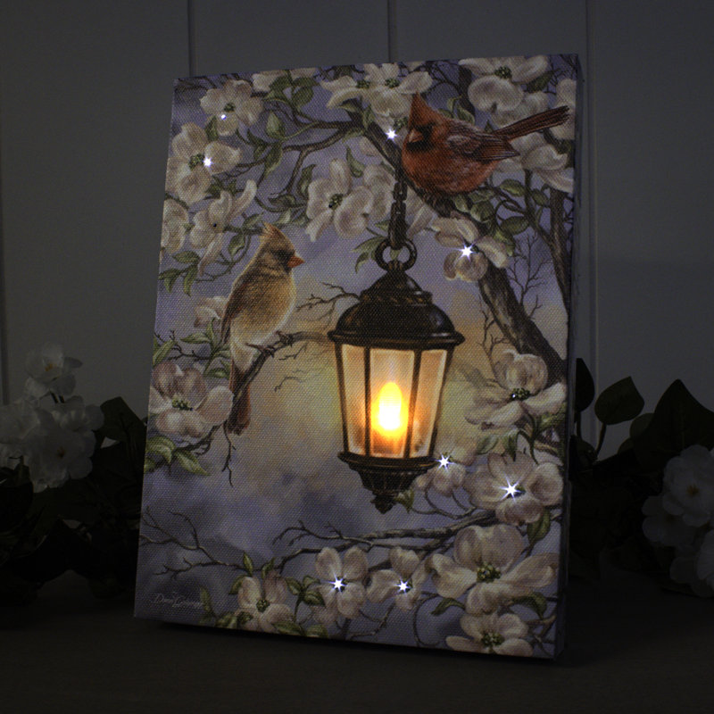 Ahviana - Spring Lantern 8x6 Mini Lighted Easel Back Canvas
