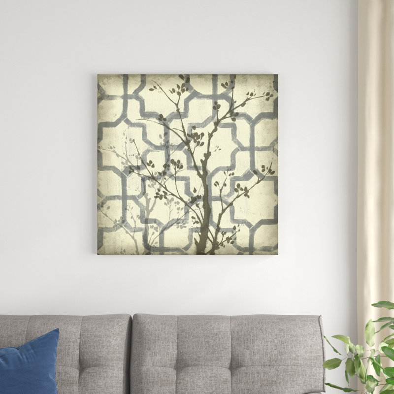 " Silhouette & Pattern VI " by Jennifer Goldberger, 30" H x 30" W x 1.25" D