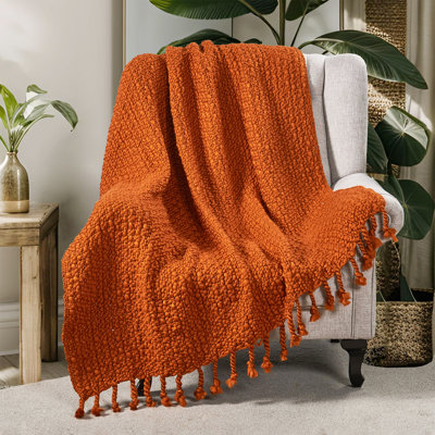 Knitted Throw Blanket