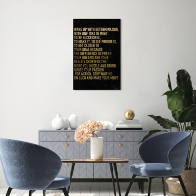 «Empowered Women Quotes and Sayings déterminer et réalité», impression sur toile