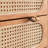 Nordic modern simple rattan woven drawers cabinet