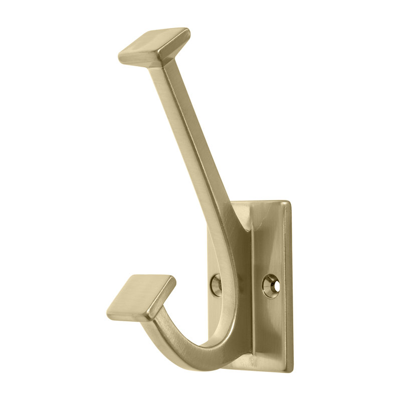 Skylight Zinc Wall Hook, Elusive Golden Nickel