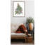 «Mixed Greens Holiday Swag» par Patricia Shaw, reproduction d'art sur toile encadrée